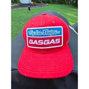 Troy Lee Designs GASGAS Red Trucker Hat Snapback Moto Racing Cap Mens